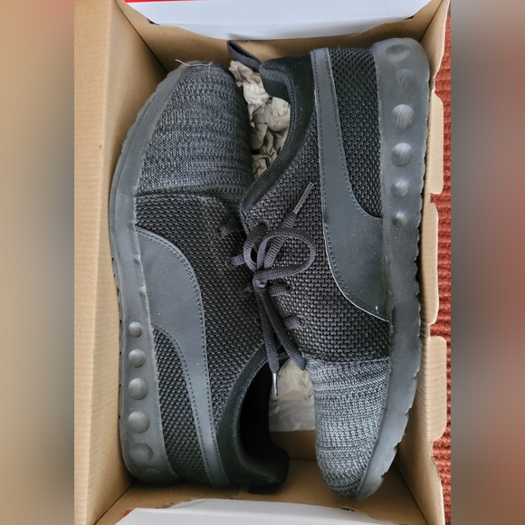 Puma Carson Runner Knit (Black)- Mens sz 10 US - Picture 4 of 7